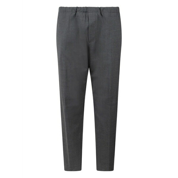 ナイン イン ザ モーニング メンズ カジュアルパンツ ボトムス Elasticated-waistband trousers Grey｜asty