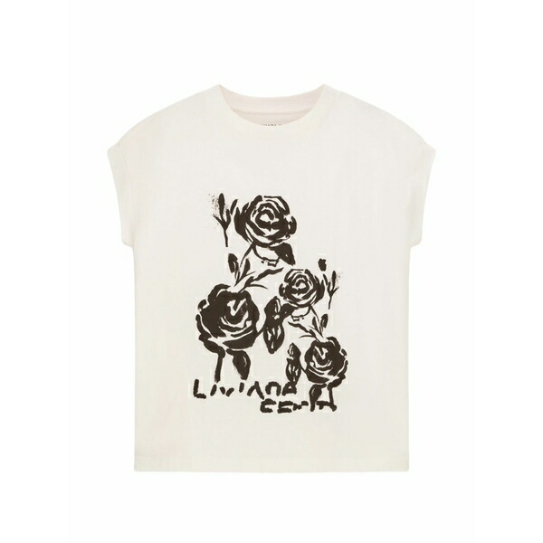 リビアナコンティ レディース ティーシャツ トップス Nayra floral-print t-shirt White