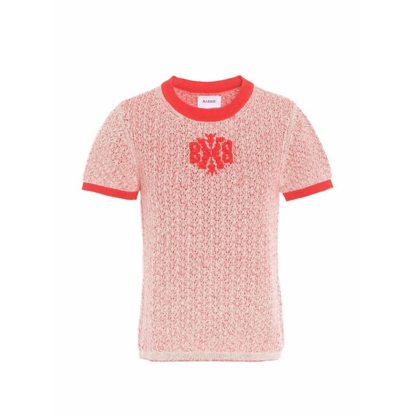 バリー レディース プルオーバー トップス Logo-patch cashmere top Red