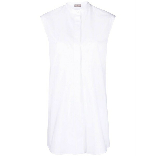 マルツィアーリ レディース プルオーバー トップス Sleeveless cotton shirt White