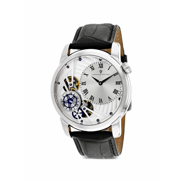 クリスチャンバンサント メンズ ウオッチ 付属物 Sprocket auto-quartz 46粍 watch Silver