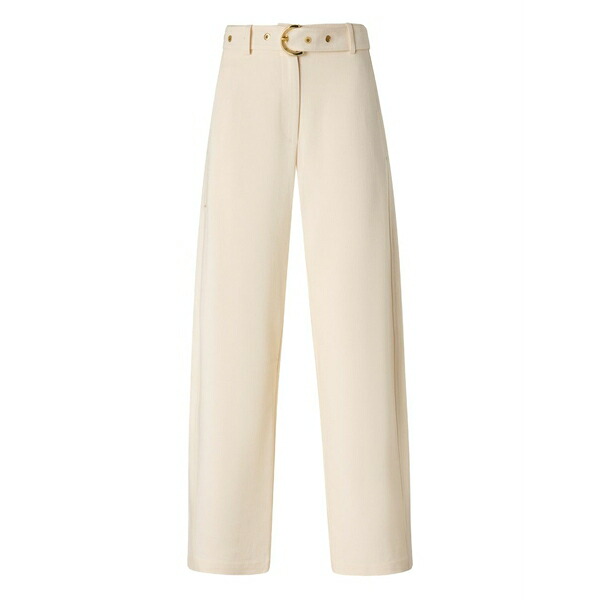 ピンコ レディース 心地よいズボン下 ボトムス Belted trousers Neutrals