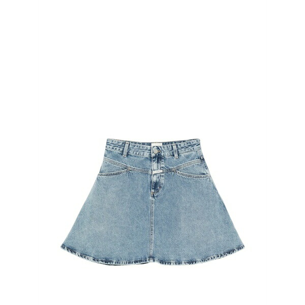 クローズド レディース スコート ボトムス Cotton short skirt Blue