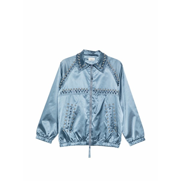 パロッシュ レディース 上衣＆上衣 アウター Nashville studded bomber jacket Blue
