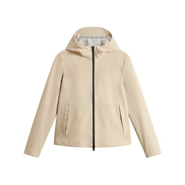 羊毛 一財産 レディース 上衣＆上衣 アウター Hooded jacket  Neutrals