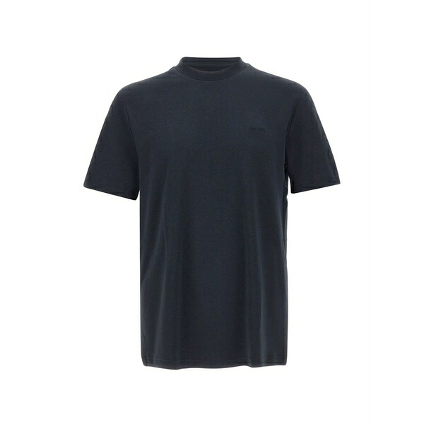 雇い主 メンズ ティーシャツ トップス Crew-neck t-shirt Blue