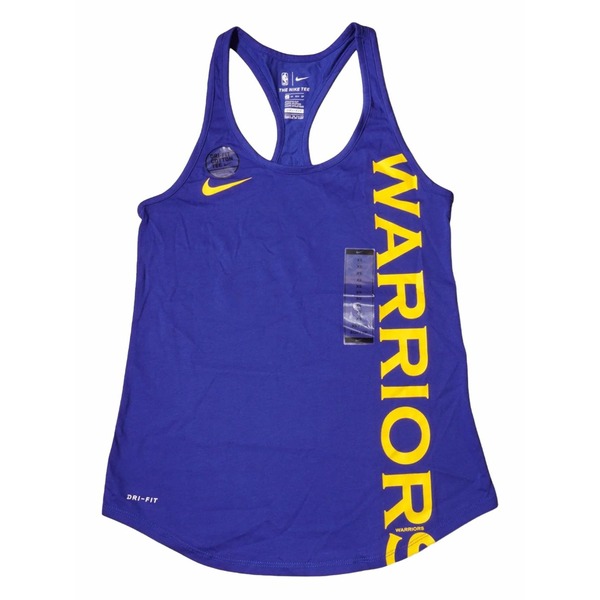 ナイキ レディース カットソー トップス Nba golden state warriors 4her tank top Blue