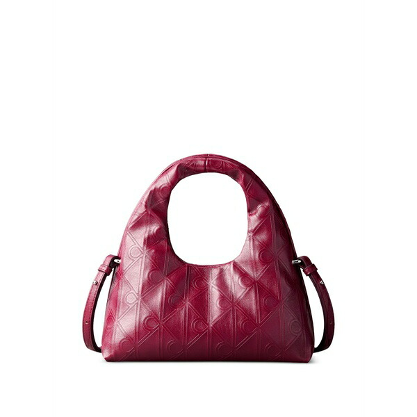 カルバンクライン レディース ショルダーバッグ 御徒面子 Embossed shoulder bag Pink