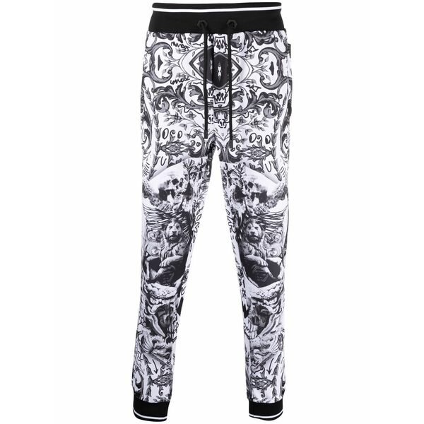 フィリップ飾り気の無い メンズ 心地好いズボン下 ボトムス New baroque track pants White