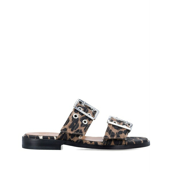 ガニー レディース サンダル シューズ Buckle strap sandals Brown