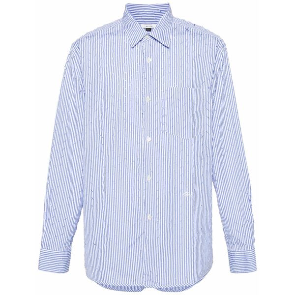 エイティス メンズ ティーシャツ トップス Otis ripped striped shirt Blue