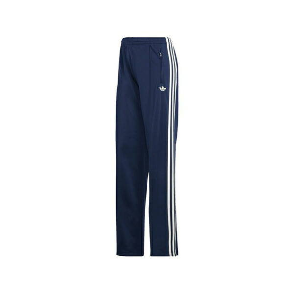 アディダス レディース 心地よいズボン下 ボトムス Three-stripe loose trousers Blue