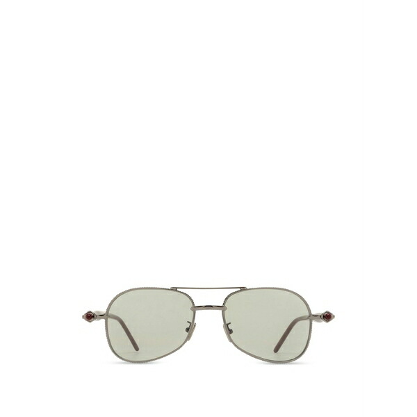 クボラウム メンズ サングラス・アイウェア 添え物 Pilot-frame sunglasses Grey