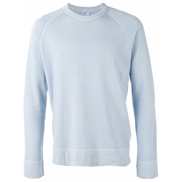 ジェームス 金入れ メンズ パーカー・スウェットシャツ アウター Raglan sleeves sweatshirt Blue