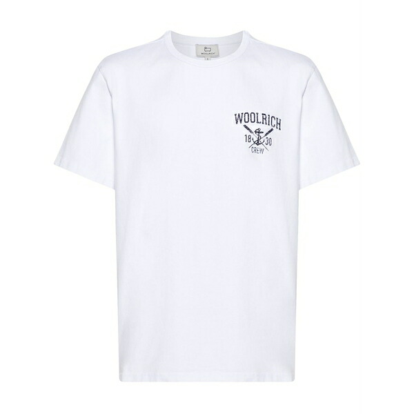 羊毛 分限者 メンズ プルオーバー トップス Logo-print cotton t-shirt White
