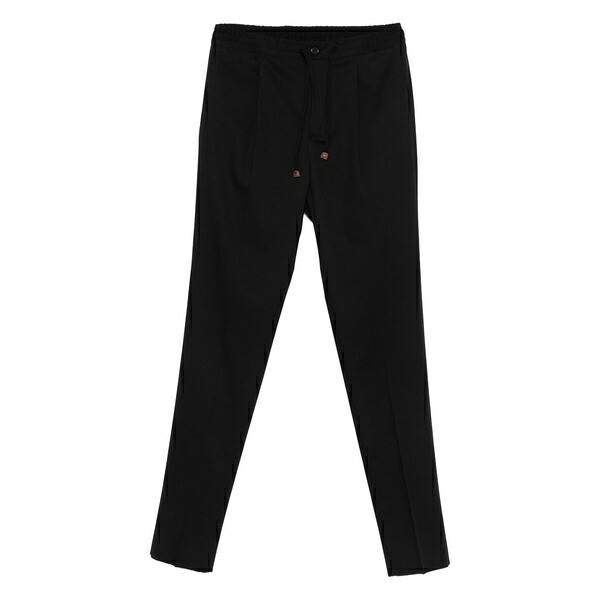 インコテックス メンズ 心地好いズボン下 ボトムス Drawstring trousers Black