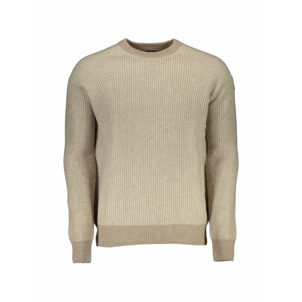 北の方大売り出し メンズ 編み物\u0026プルオーバー アウター Ribbed-knit merino wool sweater Neutrals