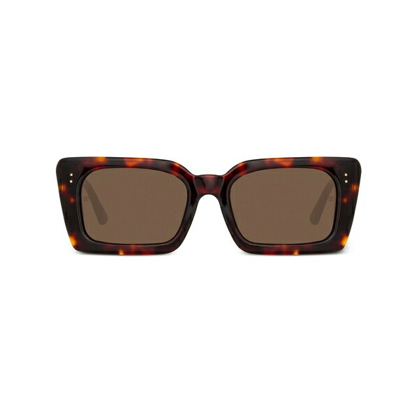 リンダ ファロー メンズ サングラス・アイウェア 添え物 Nieve tortoiseshell-effect sunglasses Brown