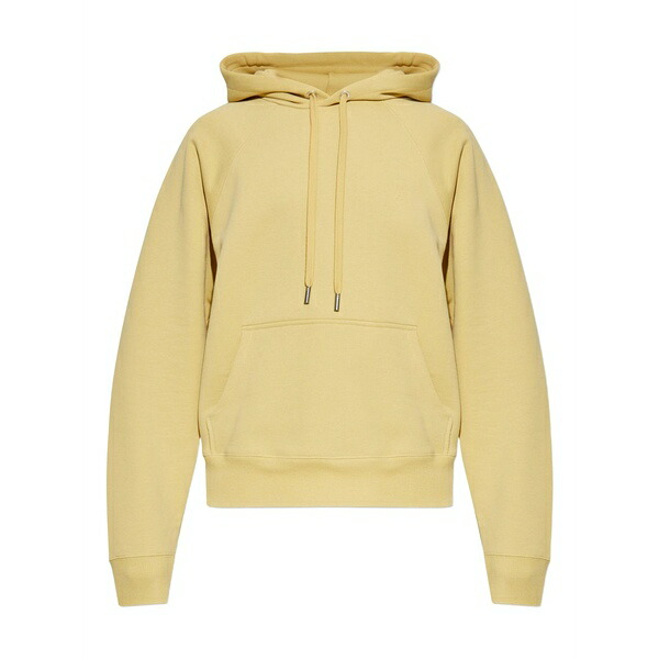 意中の女 メンズ パーカー・スウェットシャツ アウター Ami de coeur cotton hooded sweater Yellow
