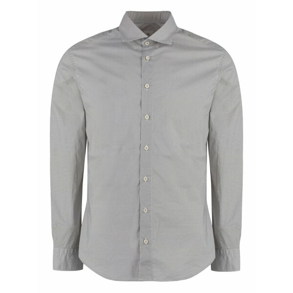 バストンチーノー メンズ プルオーバー トップス Cotton shirt Grey