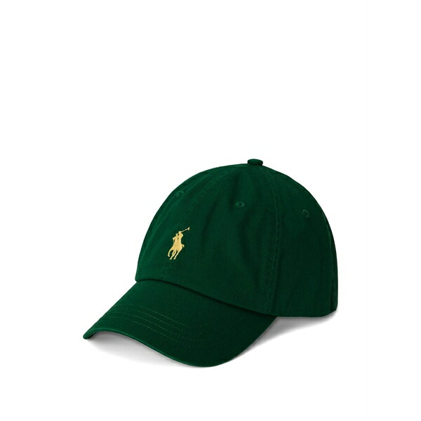 ラルフローレン メンズ かぶり笠 佩び物 Embroidered-logo baseball cap Green