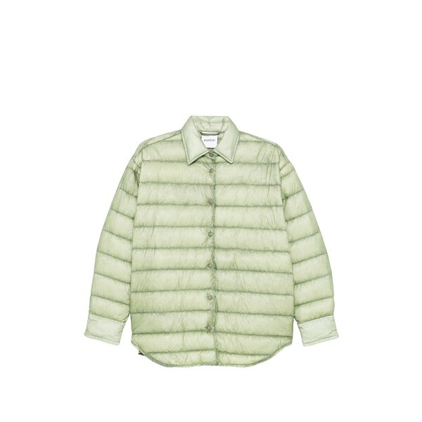 アスペジ レディース 上衣＆上衣 アウター Zinzula quilted jacket Green