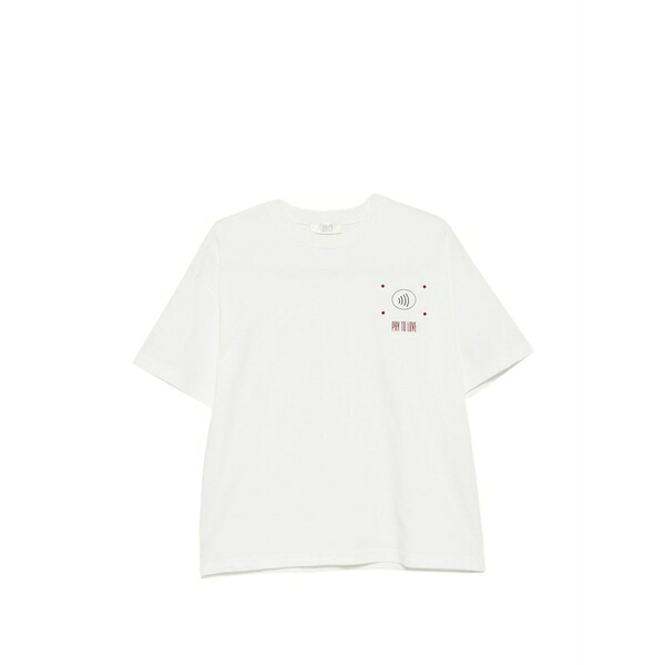 スリーディチ メンズ スポーツシャツ トップス Pay to love t-shirt White