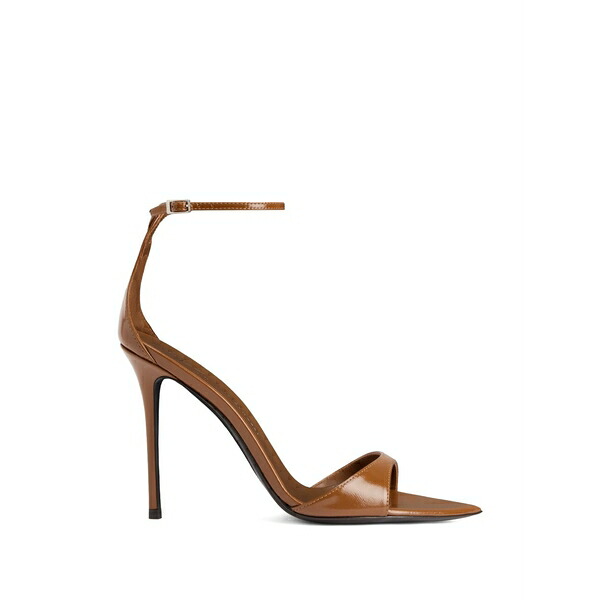 ジュゼッペザノッティ レディース サンダル シューズ Intriigo ankle-strap pointed-toe sandals Brown