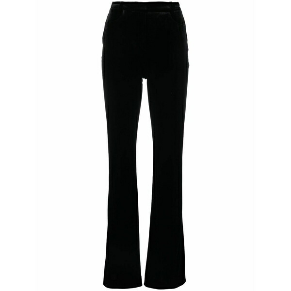 アレクサンドル・ボーティエ レディース 心地よいズボン下 ボトムス High-waisted velvet trousers Black