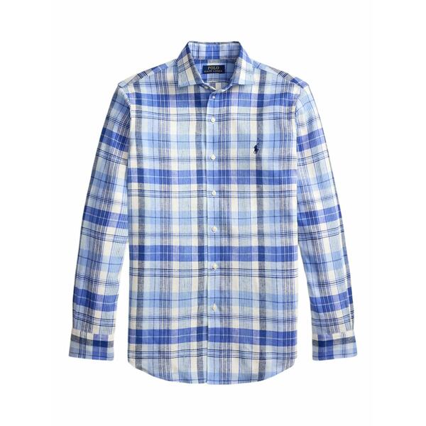 ラルフローレン メンズ シャツ トップス Check-pattern shirt Blue｜asty