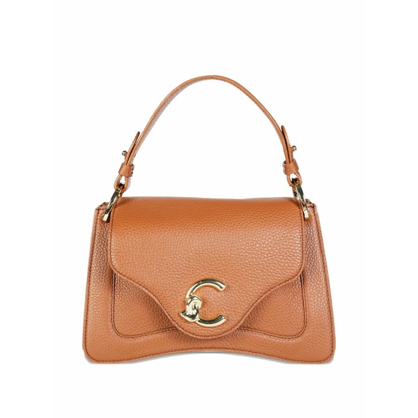 コチネレ レディース トートバッグ 御徒面子 C-me logo-hardware tote bag Brown