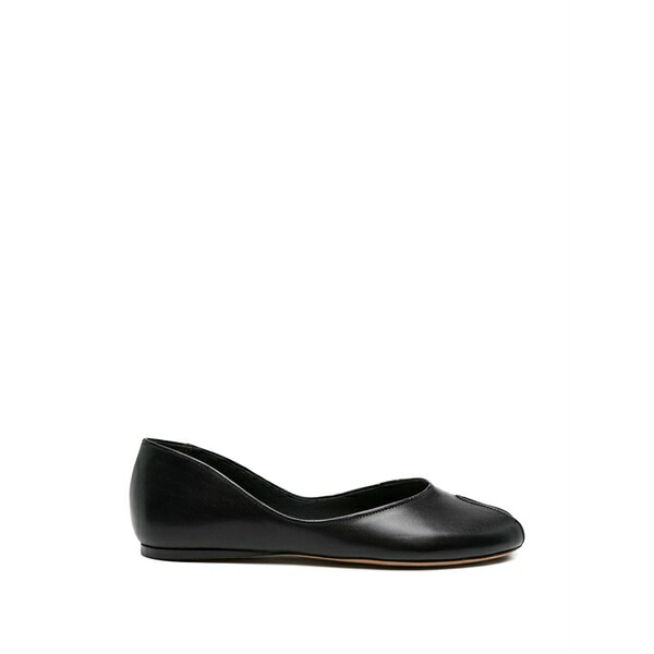 ユダの手紙 レディース サンダル シューズ Peep-toe ballet flats Black