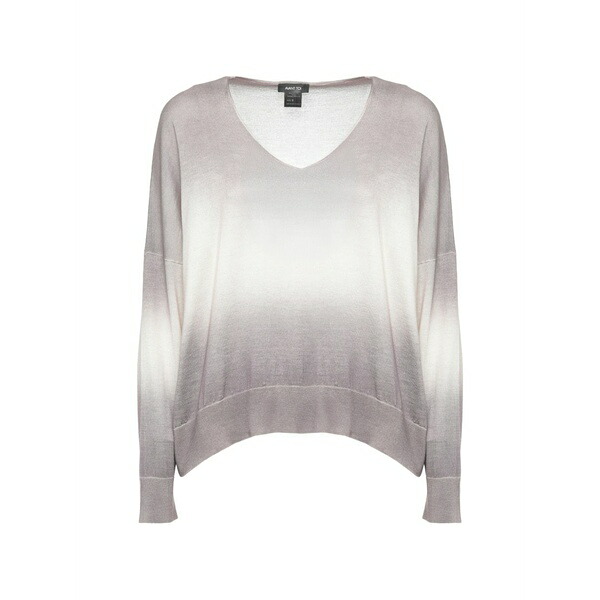 アヴァントワ レディース 編み物\u0026スウェーター アウター Ombr￡-effect v-neck sweater Grey