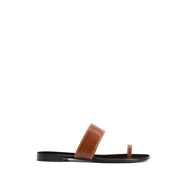 ジュゼッペザノッティ レディース サンダル シューズ Nitis contrasting stitching band sandals Brown｜asty