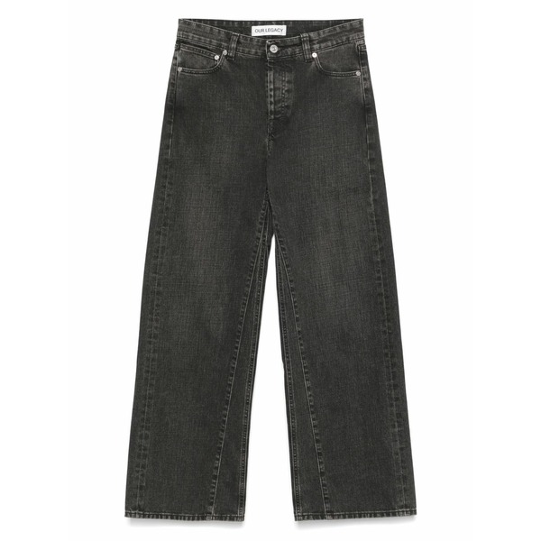 アワーレガシー レディース ジーンズズボン下 ボトムス Treble cut jeans Black