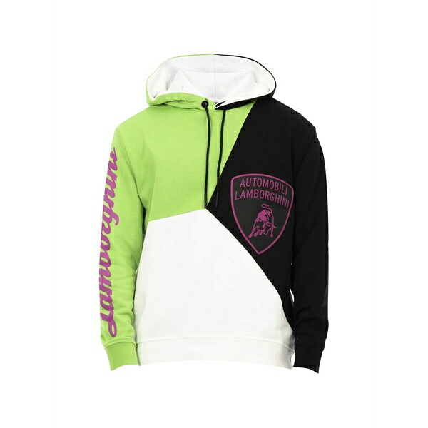 ランボルギーニ メンズ パーカー・スウェットシャツ アウター Logo-patch hoodie White