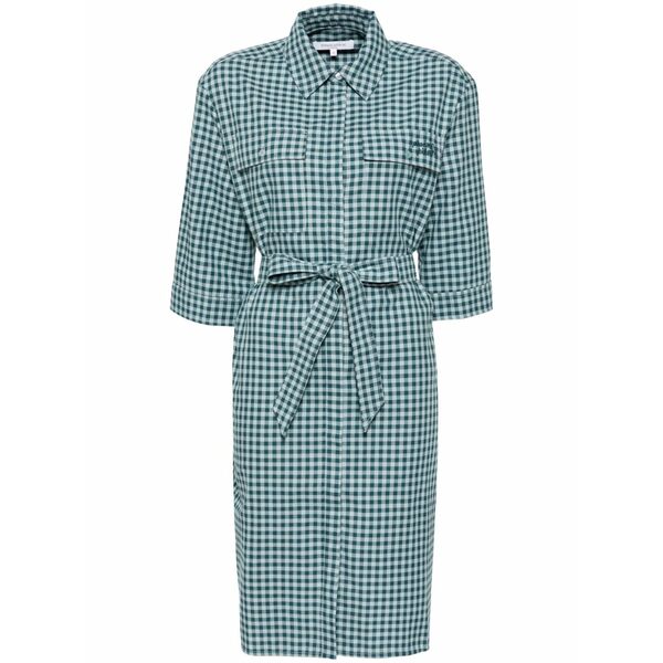 住み家 稲荷 レディース 衣裳 トップス  double pocket dress Green