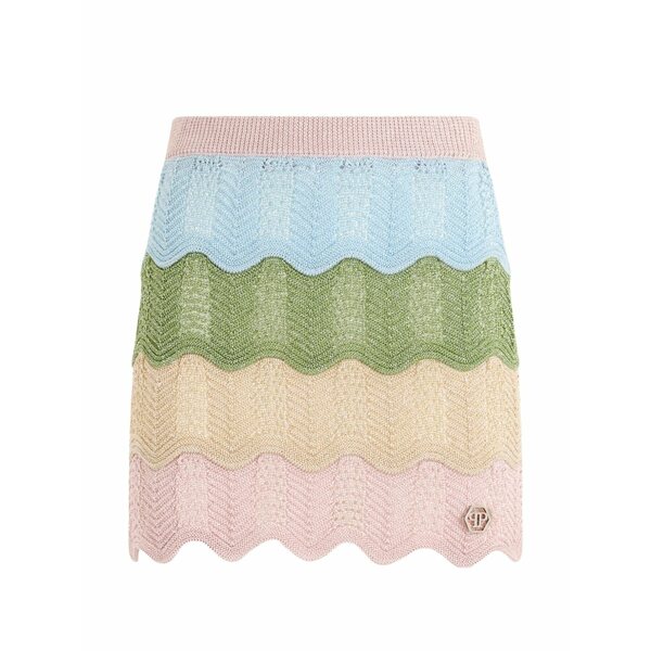フィリップ飾り気のない レディース スコート ボトムス Mini wave skirt Pink