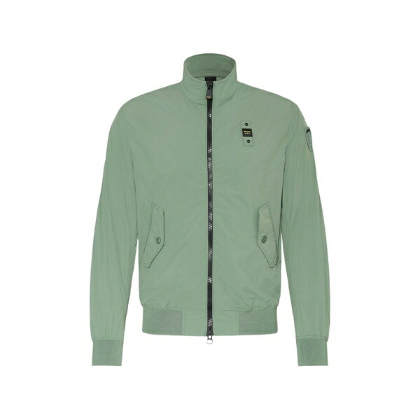 ブラウアー メンズ 上衣＆上衣 アウター Logo-patch zip-up jacket Neutrals