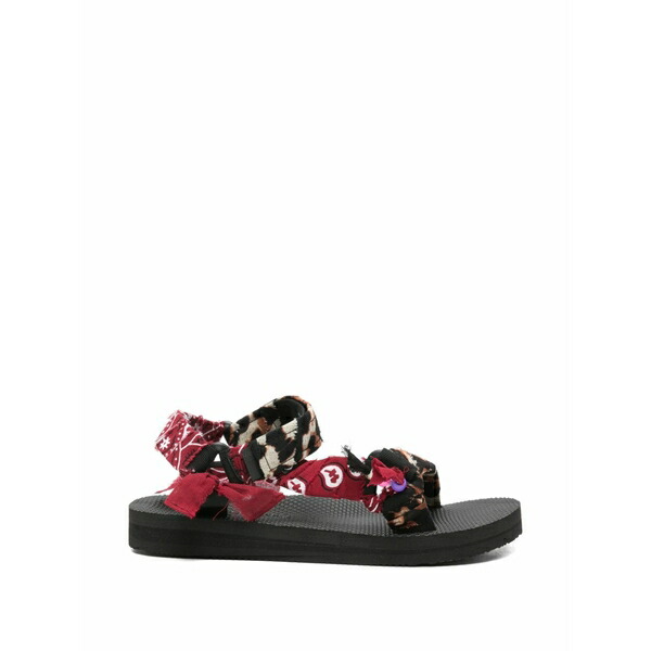 アリゾナ優しいこと レディース サンダル シューズ Trekky leopard-print bandana-style sandals Brown