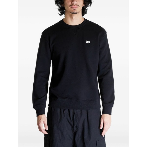 ロバート・エドワード・リー メンズ パーカー・スウェットシャツ アウター Logo-patch sweatshirt Black