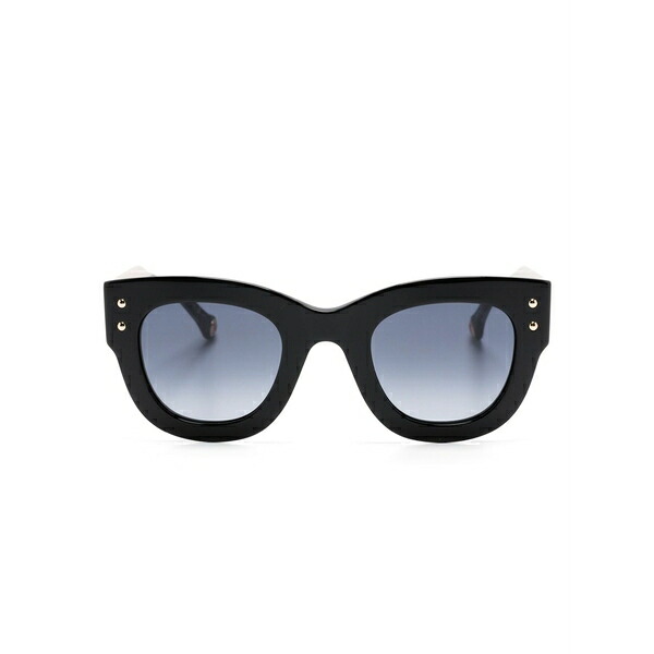 キャロライナヘレラ メンズ サングラス・アイウェア 佩び物 Round-frame sunglasses Black
