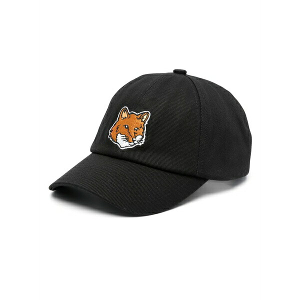 住み家 稲荷 メンズ 鳥打ち帽 付属物 Fox-motif cotton hat Black