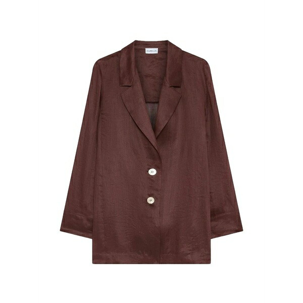 マレーラ レディース 上衣＆上衣 アウター Notched-lapel blazer Brown