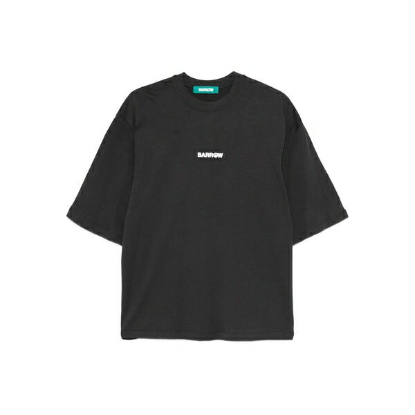 バロウ メンズ ティーシャツ トップス Logo-print t-shirt Black