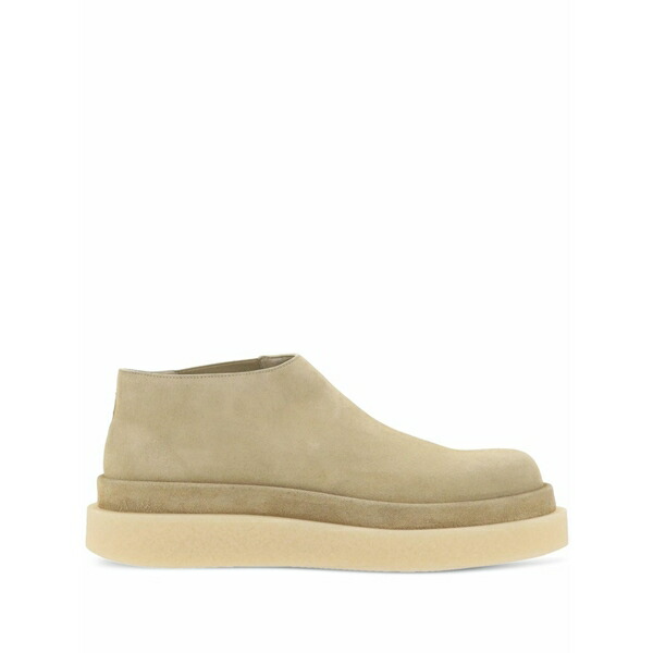 ジル・サンダー メンズ スリッポン・ローファー シューズ Suede slip-on loafers  Neutrals