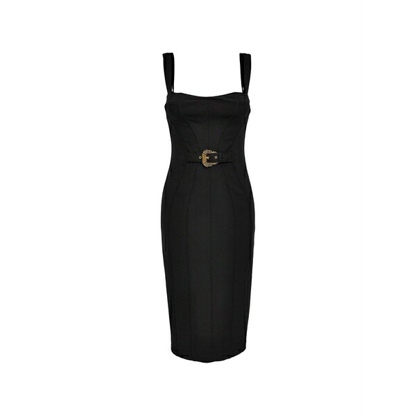 呼びりん探し回る レディース 衣裳 トップス Buckle-detail dress Black