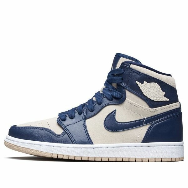 Jordan ジョーダン レディース スニーカー 【(WMNS) Air Jordan 1 High 'Navy Cream' AQ9131-401】 サイズ US_W_11.5｜asty
