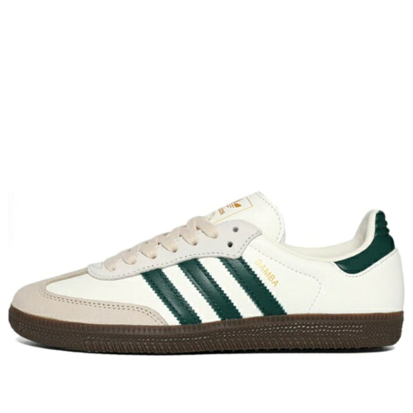adidas アディダス レディース スニーカー 【(WMNS) adidas Samba OG 'Off White Collegiate Green Sand Strata' JR8843】 サイズ US_8.5(25.5cm)｜asty