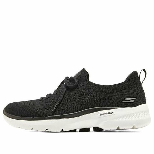 Skechers スケッチャーズ レディース スニーカー  【(WMNS) Skechers Go Walk 6 Black White 894117-BLK】  サイズ US_7.5(24.5cm)